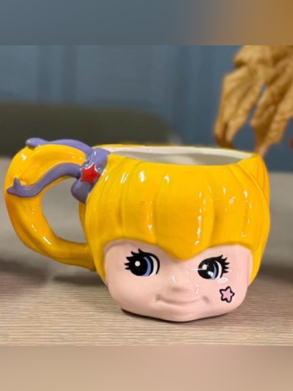 Rainbow Brite 80s cartoon 3D Sculpted Ceramic Mug by Silver Buffalo Hallmark